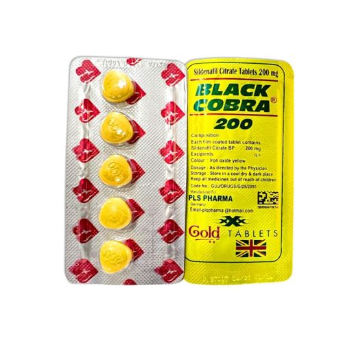 Black Cobra 200mg Tablets